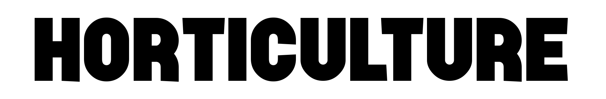 Horticulture
